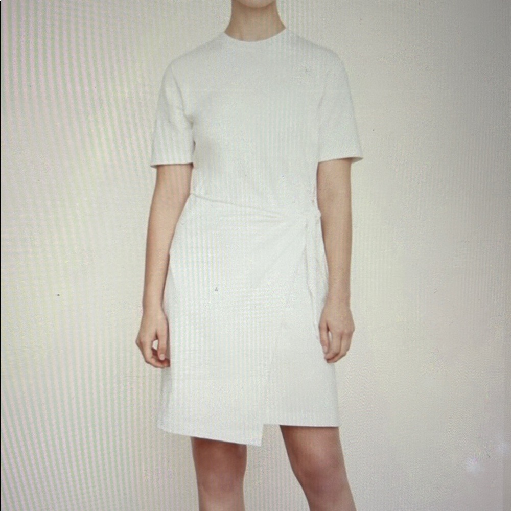Vince 1/2 Wrap Tee Dress